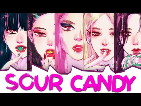 Lady Gaga, Blackpink - Sour Candy (4K KARAOKE Music Video)
