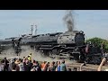Union Pacific Big Boy peeling out with steam show and lots of whistle! 😲 07/19/2025