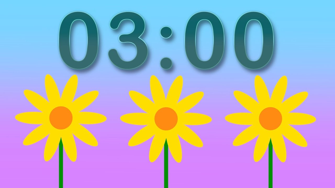 3 Minute Spring Timer: Growing Flowers