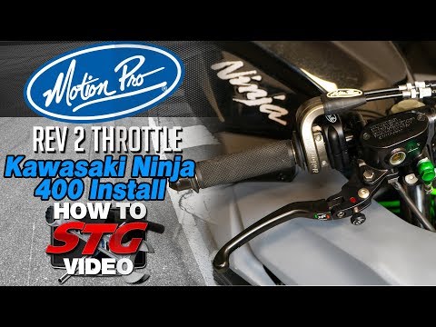 Kawasaki Ninja 400 Motion Pro Rev 2 Throttle Install