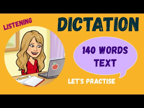 📝DICTADO en INGLÉS - 140 WORDS - Present Simple ROUTINES #LISTENING🎧