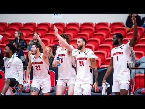 Exclusive Hartford Men's Basketball Post-Game Interview ft. Surprise Guest Appearances