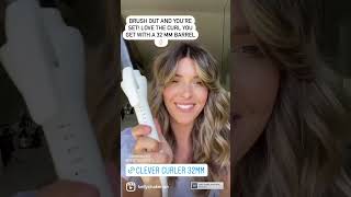 Everyday wave tutorial with @bondiboost Clever Curler #everydaywaves #hairtutorial #wavetutorial