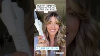 Everyday wave tutorial with @bondiboost Clever Curler #everydaywaves #hairtutorial #wavetutorial