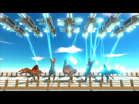 Lightning Gun shot from the sky - Animal Revolt Battle Simulator