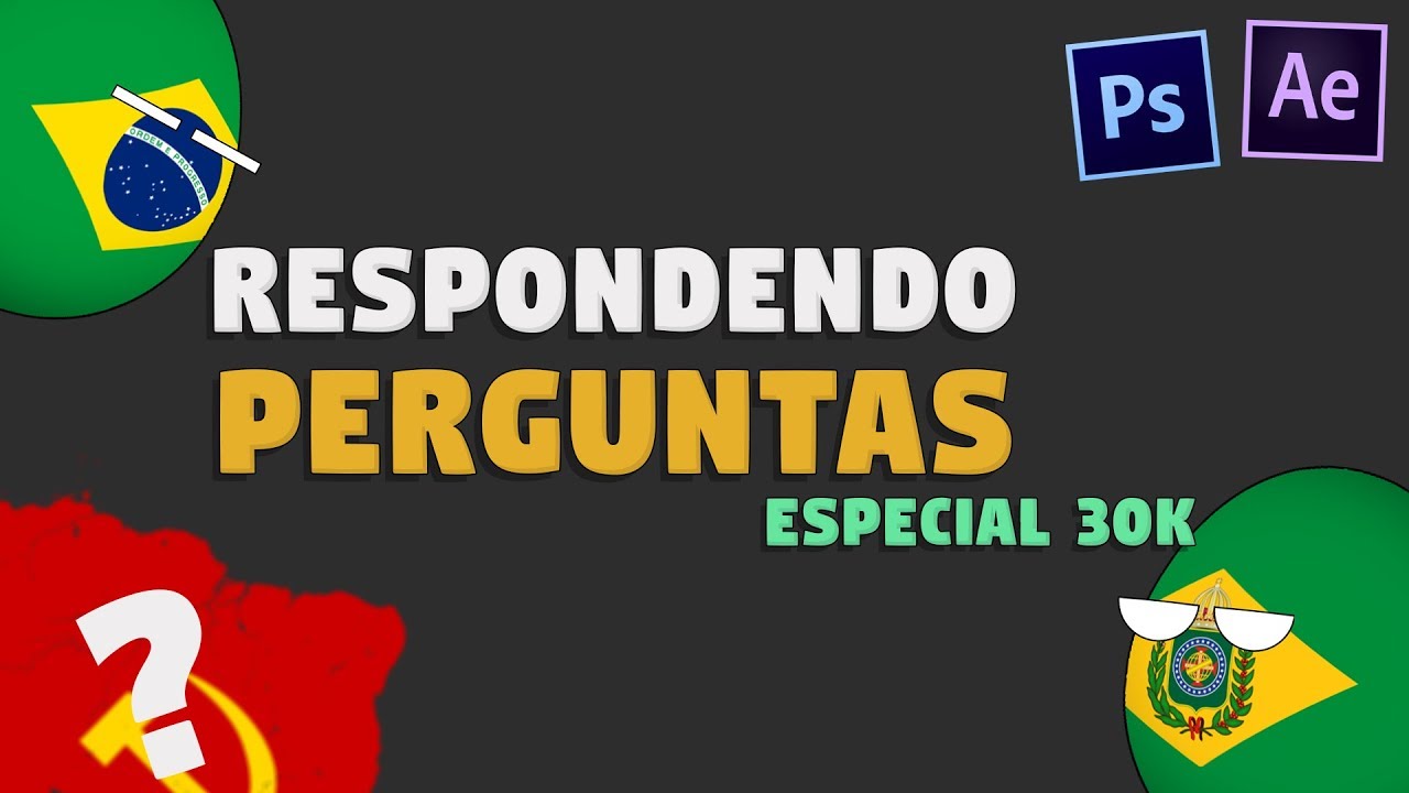 POR QUE CRIEI O CANAL? UM ANO SEM VÍDEOS? MONARQUISTA? - Respondendo Perguntas ‹ Especial 30k ›