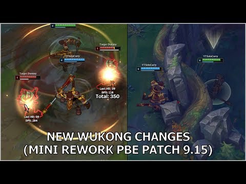 New Wukong Changes - Mini Rework PBE Patch 9.15 (League of Legends)