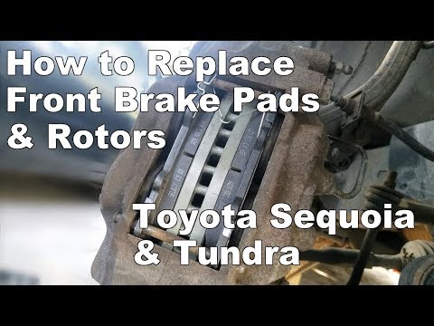 2003 Toyota Sequoia Front Brakes and Rotors Replacement 1999-2007 (Toyota Tundra Brakes)