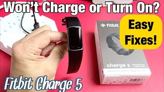 Fitbit Charge 5: Does Not Charge or Turn On? Fixed!