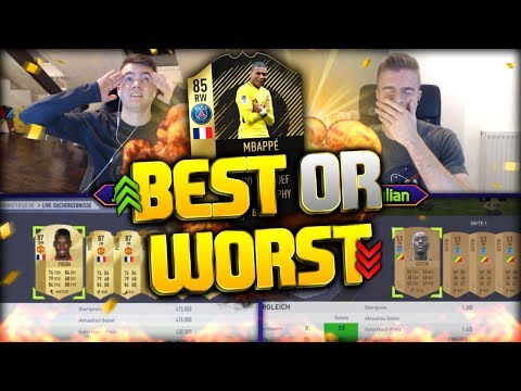 FIFA 18: 85 IF Mbappé BEST or WORST Squad Builder Challenge! ✅🔥❌