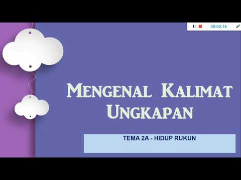 Kelas 2 Bahasa Indonesia - Mengenal Kalimat Ungkapan