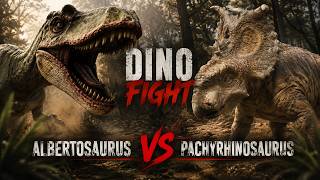 Albertosaurus vs Pachyrhinosaurus | Ultimate Dinosaur Fight | Epic Dinosaur Battle