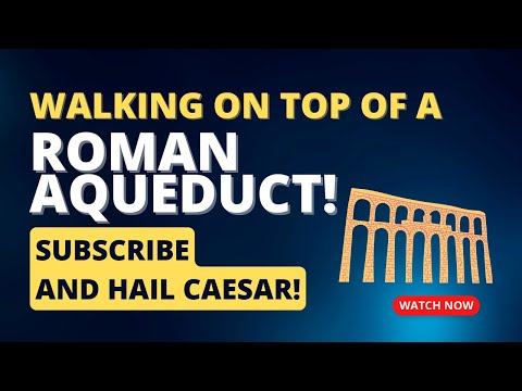 Vertigo cure - walk on top of a Roman aqueduct!