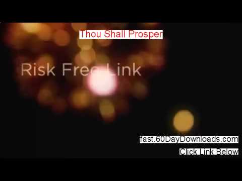 Thou Shall Prosper Review (Newst 2014 PDF Review)