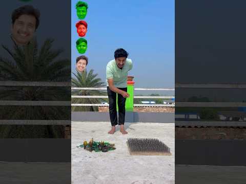 Many Nails vs Friend!🦵