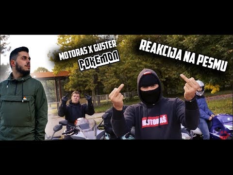 MOTORAŠ X Gu5ter - POKEMON (PUNGAS DISSTRACK) / REAKCIJA NA PESMU / KRALJ VLOGS