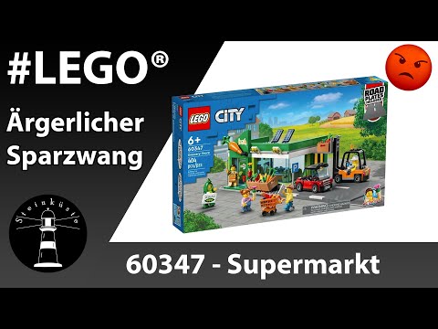 Unnötig SCHLECHT umgesetzt! Warum LEGO®?! - LEGO® CiTY 60347 - Supermarkt