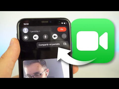iOS 15.1: Cómo compartir la pantalla durante una llamada de FaceTime
