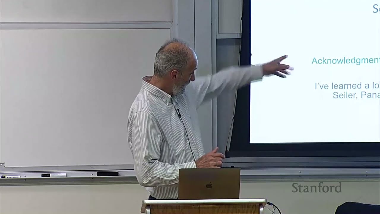Stanford Seminar - Why would we want a multi-agent system unstable