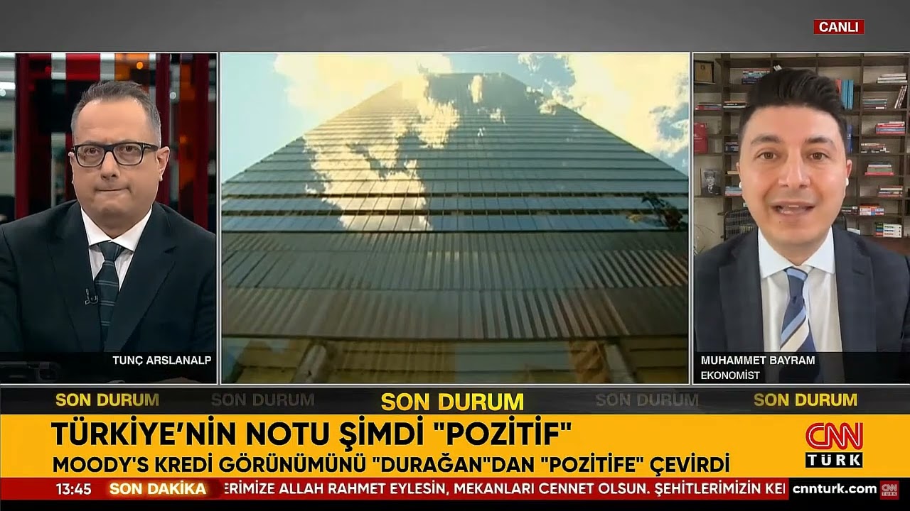 Moody's, Türkiye'nin Kredi Notunu Pozitife Çevirdi