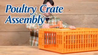 Poultry Crate Assembly