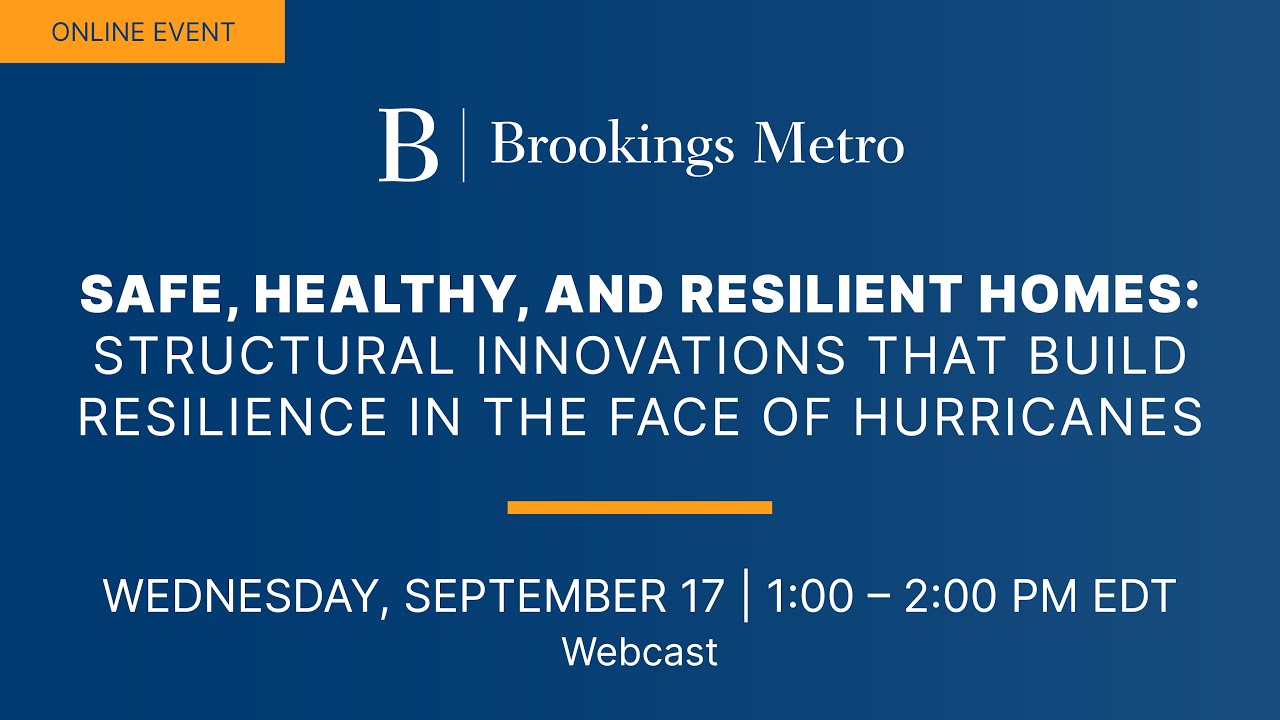 Safe, healthy, and resilient homes