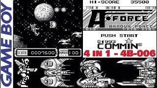 A-Force Game Boy - Sachen 4 in 1 Multicart 4B-006 - C&M Playthrough