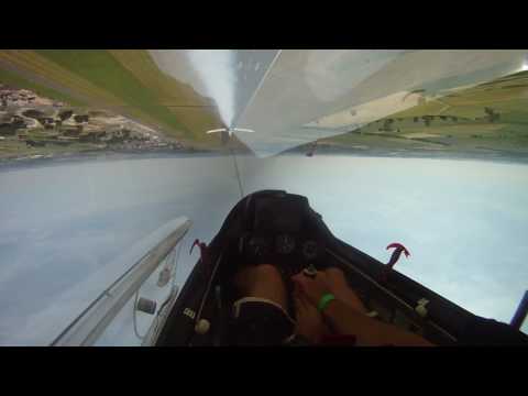 Swift Glider Aerobatics on Aerotow - Luxemburg Airshow 2010 [PART 1]