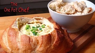 Creamy Corn Dip Cob Loaf | One Pot Chef