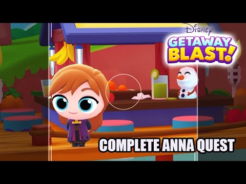 Disney Getaway Blast - Clear All Anna Quest Mission