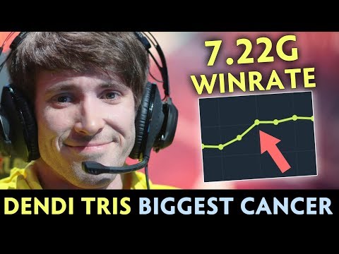 Dendi tries BIGGEST CANCER of 7.22g — HIGHEST WINRATE