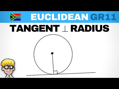 Circle Geometry Grade 11 : Tangent Radius Theorem Introduction