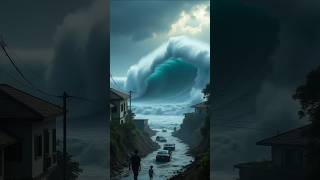 Download lagu Detik Detik Tsunami Menghantam Rumah Warga  #shorts  #tsunami mp3