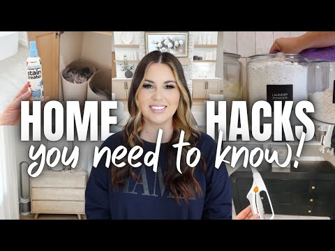 10 *SIMPLE* HOME HACKS YOU NEED TO KNOW | HOME HACKS THAT MAKE LIFE EASIER | EASY HOME HACKS 2024