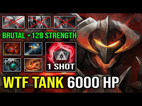 WTF 6000 HP Tank Carry Max Strength Chaos Knight | 100% Unkillable Hero OP 1 Shot Dota 2