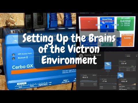 Solar Update - Installing the Victron Cerbo GX, the GX Touch and connecting to the VRM