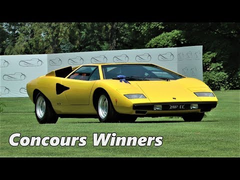 Concours d'elegance 2012-2018 Class Winners