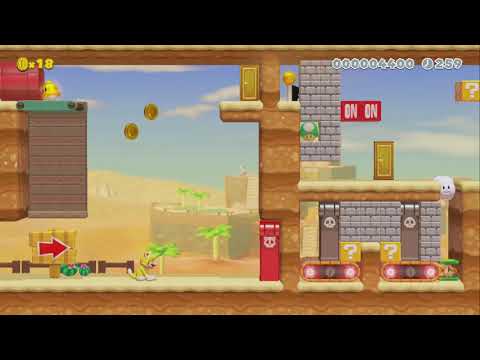 Single Screen Challenge 1 by gmaas - Super Mario Maker 2 - No Commentary 1bw