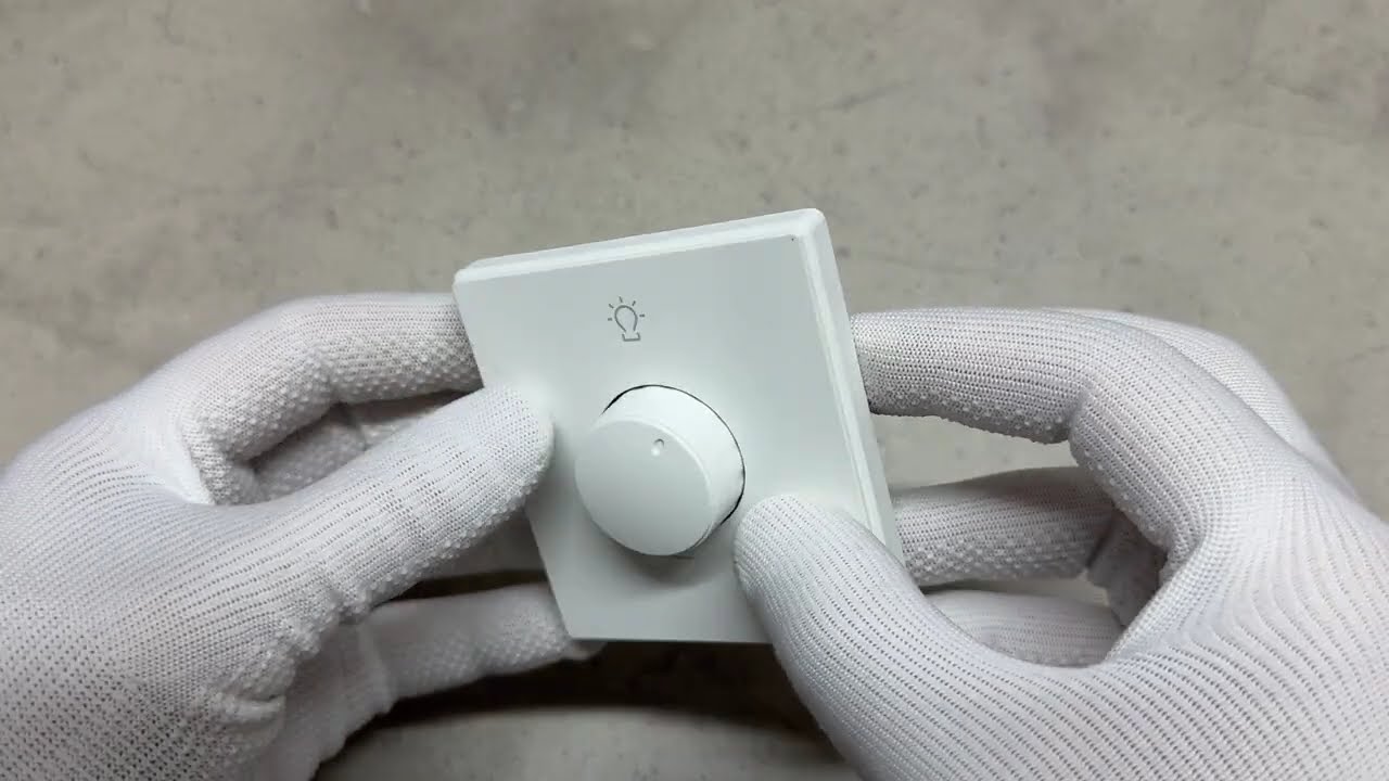 Димер 600W білий матовий VIDEX NOTA (VF-NT-DM600-WH)