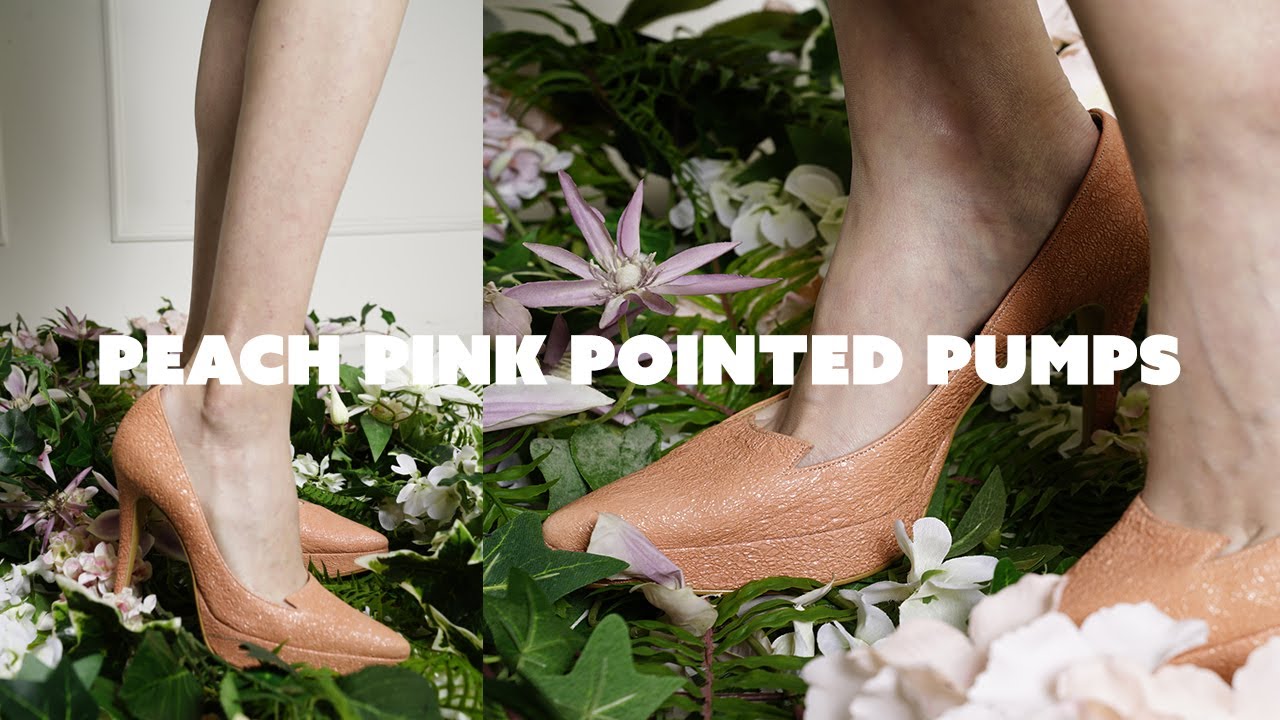 [BRYAN YANG & P.F.n.A] KOREAN DESIGNER SHOE BRAND_PEACH PUMPS