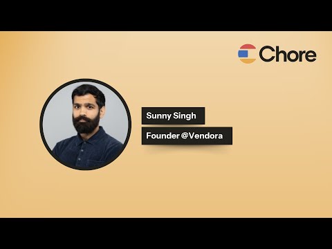 Sunny Singh - Founder at Vendora - YouTube