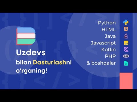 Uzdevs: Dasturlashni o‘rganing