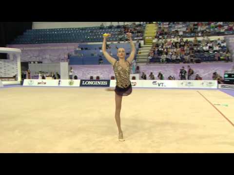 Ganna Rizatdinova (UKR) - Clubs Final - 2014 World Rhythmic Gymnastics Championships