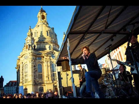 Die Toten Hosen auf der Anti-Pegida Demo in Dresden März 2017