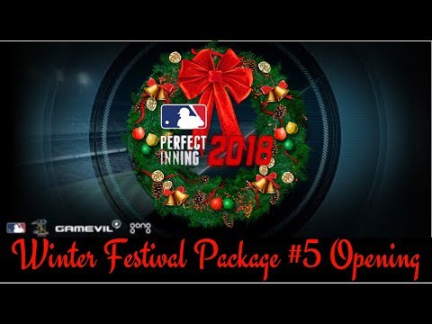 MLB PERFECT INNING 2018 - WINTER FESTIVAL PACKAGE #5 OPENING - 48 88+ DRAFTS + A LEGEND!