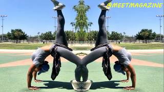 Amina Buddafly is super flexible! The Bikram Yoga master is just too hot! #LHHNY season 6 star!