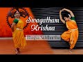 Swagatham Krishna Bharathanatyam Dance Cover By Bhagya Siddhartha