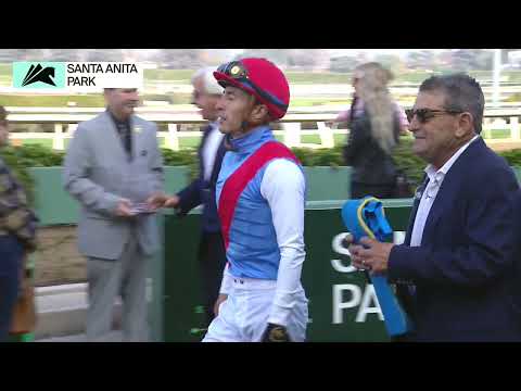 Barnes wins the San Vicente Stakes on Saturday, January 4 at Santa Anita Park