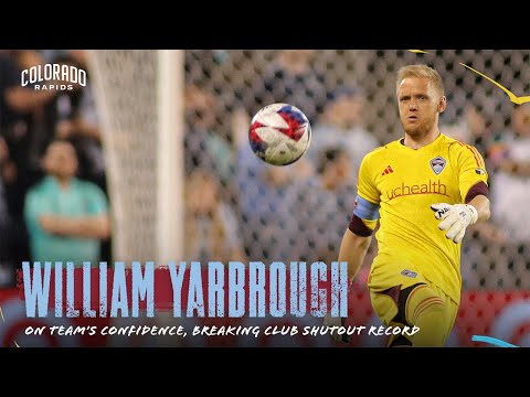 "We just need to feed off today's energy": William Yarbrough on the team's confidence against SKC
