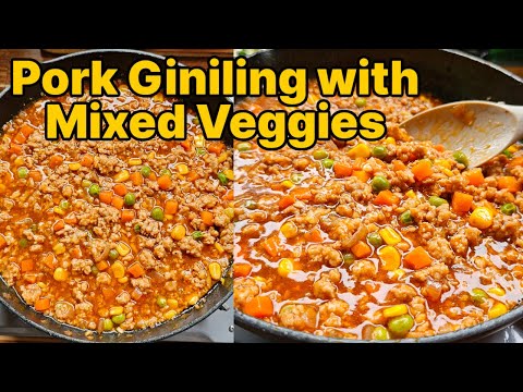 Pork Giniling with Mixed Vegetables – Easy Filipino Ground Pork Recipe